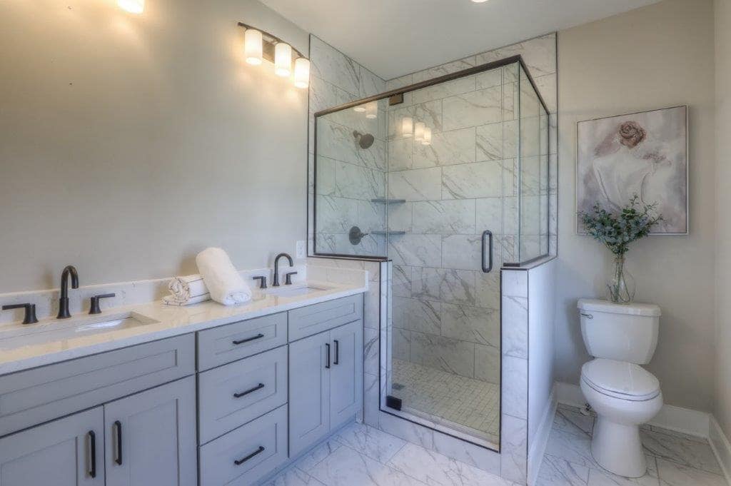 After image of a bathroom remodeling in Nashville by Legacy Built Remodeling